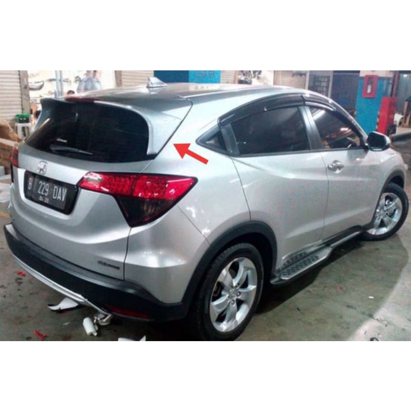 SPOILER WINGS HONDA HRV MASIH BAHAN TANPA WARNA