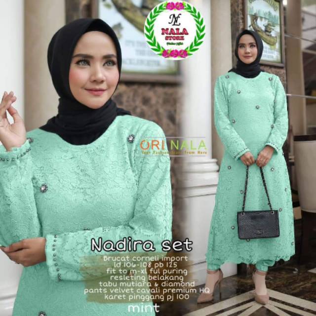 Set brukat premium / setbrukat original / ORI NALA / brukat pesta