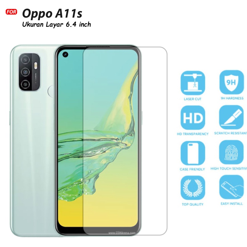 Tempered Glass Oppo A11s - Anti Gores Kaca Premium Quality