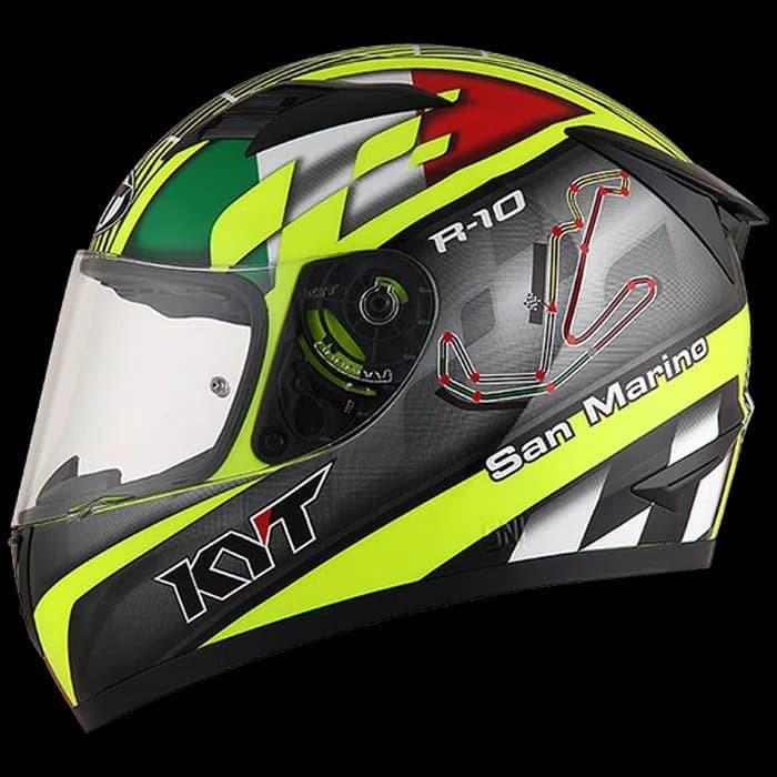 HELM KYT R 10 FLAT+ PINLOCK RD ED SANMARINO