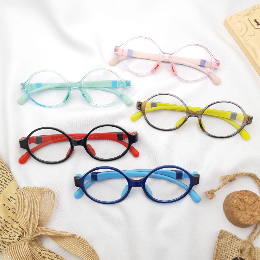 [Bisa COD] [Kacamata Anak TRD 07] 44-12-125 Kacamata Anti Radiasi Komputer / HP / Kacamata Minus / K