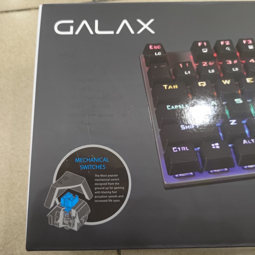 GALAX STEALTH STL-03 Blue Switch Wired Mechanical Gaming Keyboard USB