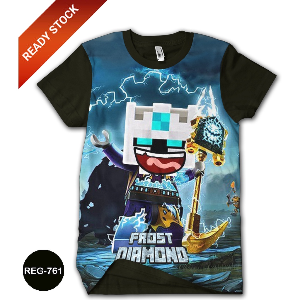 Kaos Frost Diamond Minecraft Baju Anak Frost Diamond Trend dan Terlaris #REG-761