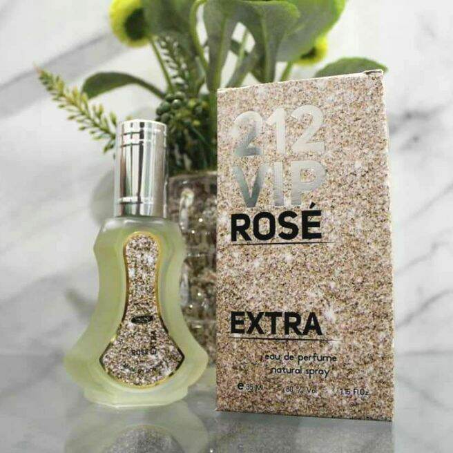 212 VIP ROSE EXTRA Spray DOBHA 35ml Eau De Parfume wanita