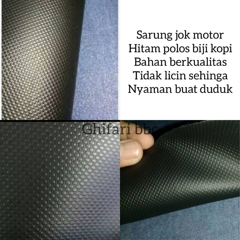 sarung jok motor hitam polos Sonic / biji kopi