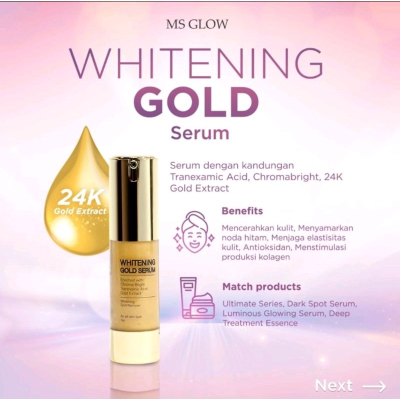 MS GLOW Gold Serum