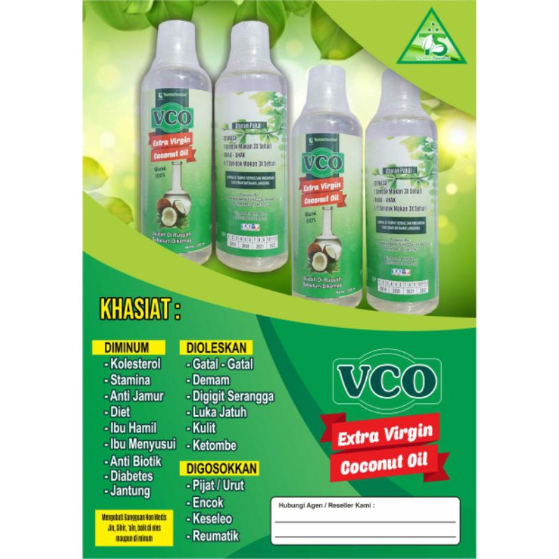 

EXTRA VIRGIN COCONUT OIL MINYAK VCO MURAH