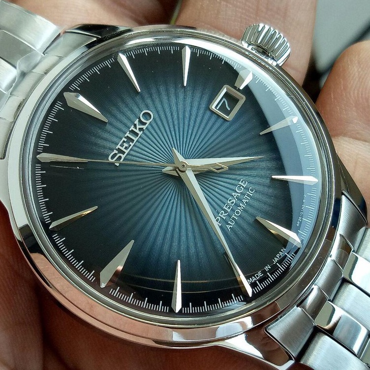 Seiko Presage Cocktail SRPB41J1 Automatic Bluemoon - Jam Tangan Pria SRPB41