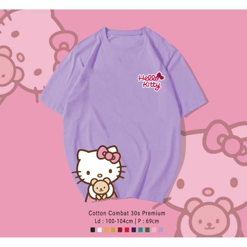 KAOS KATUN HELLO KITTY SIDE/TSHIRT HELLO KITTY 30S