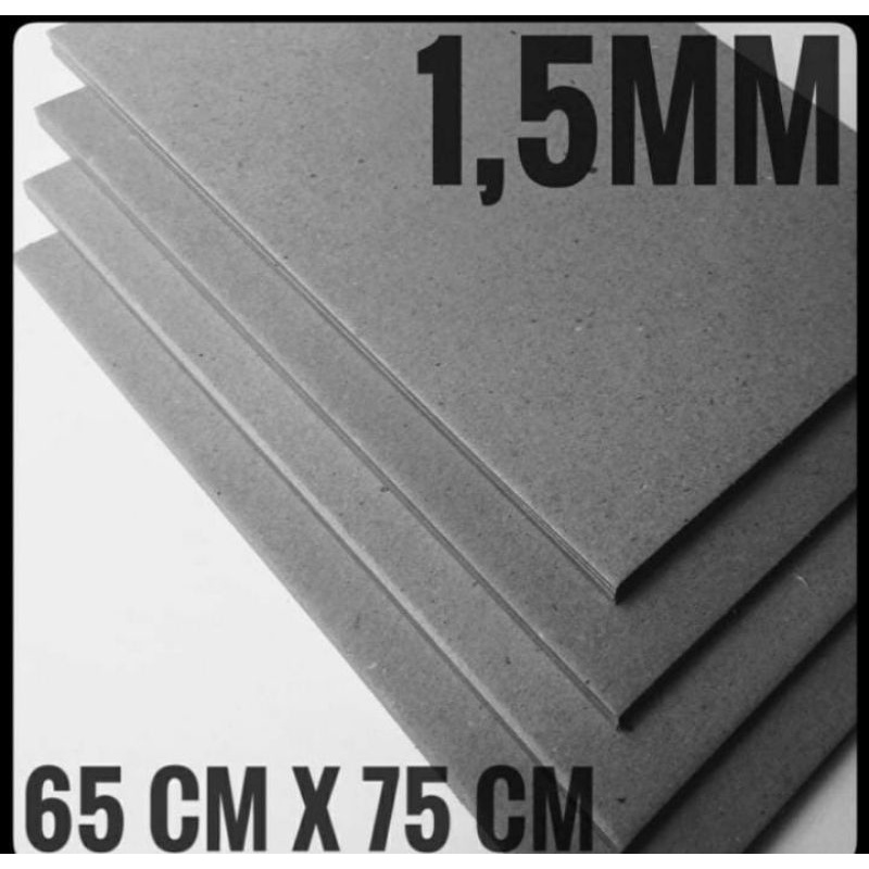 

Karton Board No.40 / 1,5 MM Uk 65 cm x 75 cm 1 pax ( isi 40 lembar )