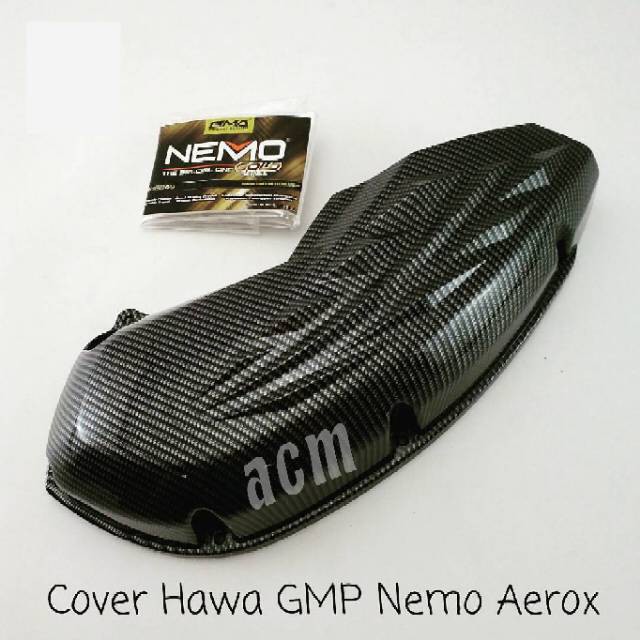 Cover Tutup Hawa Yamaha Aerox 155 Carbon NEMO Tutup Hawa Cvt Aerox