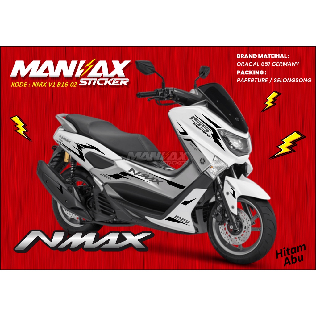 striping cutting nmax 2017-2020 kombinasi - cutting sticker yamaha nmax - V1