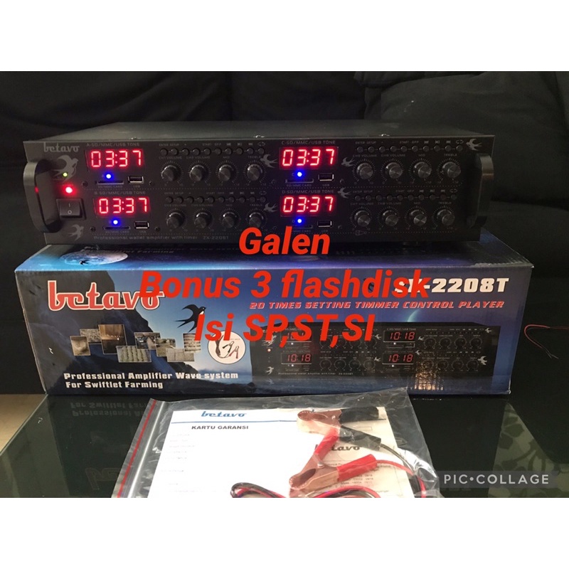 Power Amplifier Betavo ZX 2208T Original Betavo ZX 2208 T, Flashdisk dijamin bebas protek (dikunci ) oleh konsultant walet