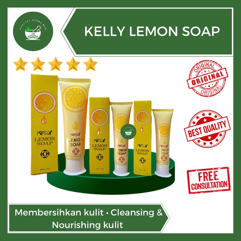 Kelly Lemon Soap Sabun Kelly Lemon