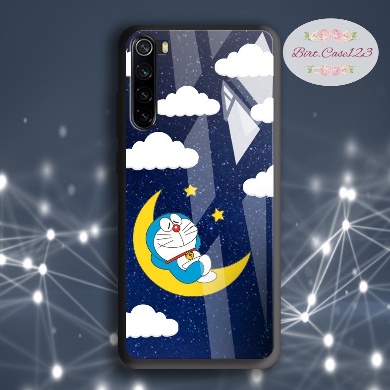 back case glass doraemon Oppo A3s A1k A5 A9 2020 A7 F9 A5s A31 A52 A53 A92 A37 A57 A59 A71 BC5092