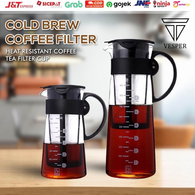 

[ COD ] cold brew coffee pot tea maker 650ml 900ml / server kopi teh mizudashi STOK TERBATAS Kode 641