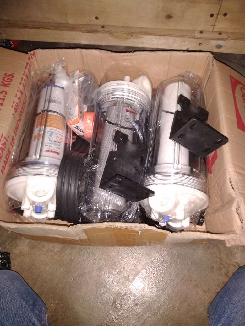 Paket Filter Air 3 Tahap Sedimen,gac,cto- Nanotec 3/4 Clear - Lengkap