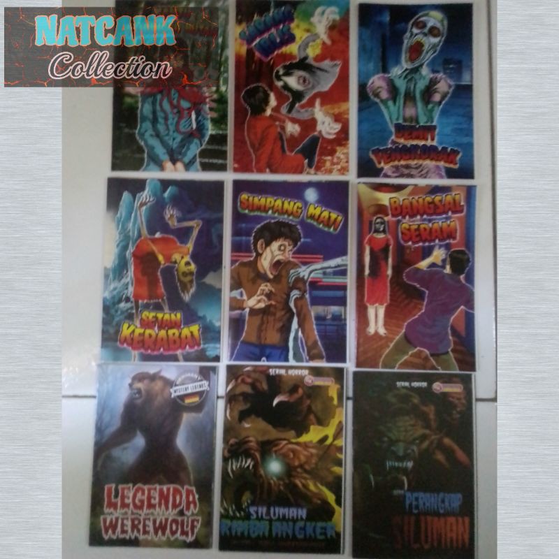 Buku komik anak misteri - cerita legenda dan horor