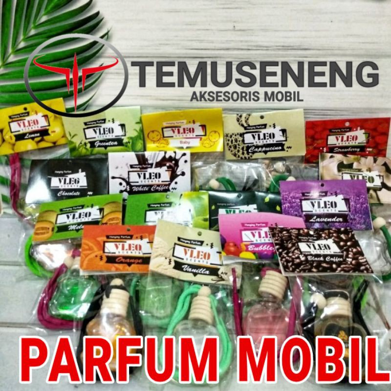 Murah ! Parfum Mobil Vleo Scents Gantung Cair 10Ml Pepengharum Pewangi Ruangan