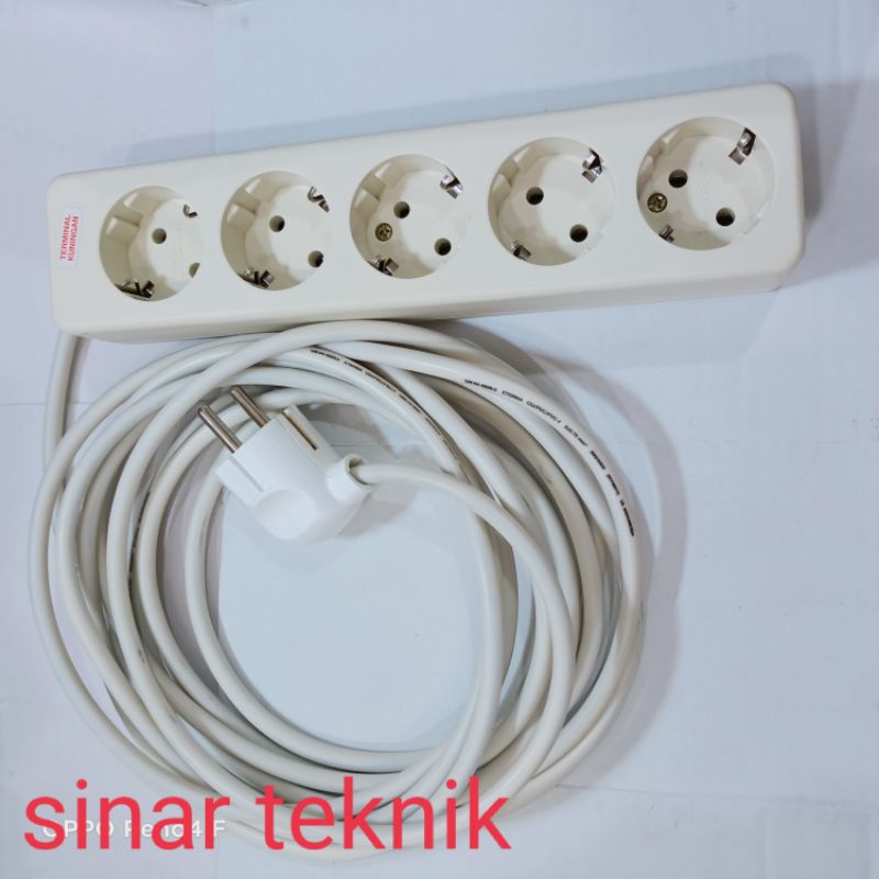 Stopkontak uticon 1,2,3,,4,5,6 Lubang/Kabel ETERNA 2,3,4,5,7,8,10 M/Steker Broco