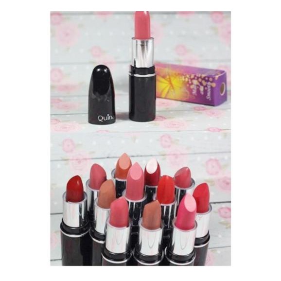 Lipstik Quina Pesona Matte & Smooth ( 12 pcs )