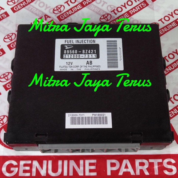 89560-Bz421 Ecu Terios 1.5Cc Vvti Computer Komputer Daihatsu Bz420 Ori