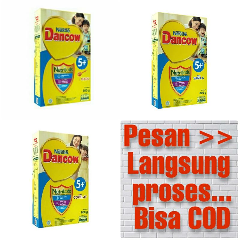 

Dancow 5+ (Madu/Vanila/Coklat) 750gr