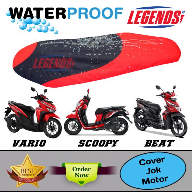 Sarung Jok Motor VARIO,SCOOPY,BEAT / Cover Jok Anti Air Waterproof