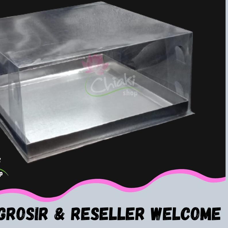 

♂ Box Mika SILVER Uk 25 x 25 x T. 12 cm Cupcake isi 9 Cake Pudding Tart Dus Karton Tebal Perak CHIAKI ☞