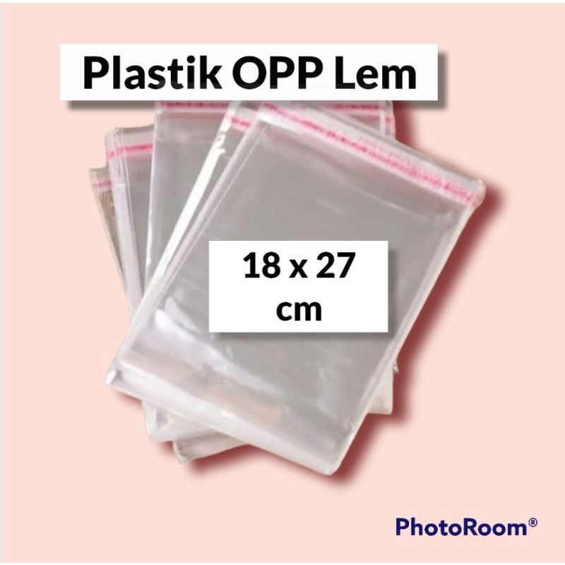 

Kantong Plastik 18X27 OPP Bening Transparan Kemasan