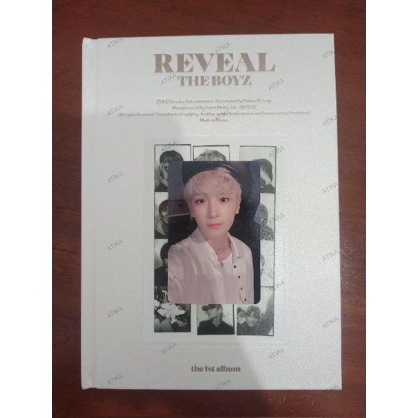 PHOTOCARD HYUNJAE THE BOYZ REVEAL BOY
