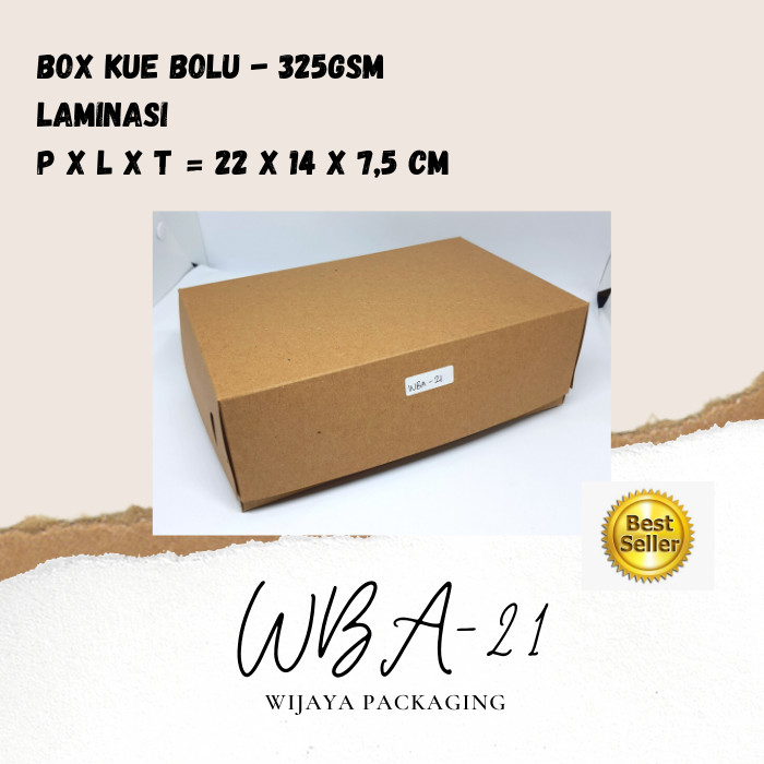 

RS4h7m Box Kue Bolu Uk. 22X14X7,5Cm Laminasi Anti Bocor Termurah Sejagad Raya Hyft7Yt