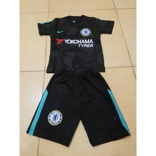 PREMIUM Setelan Jersey Chelsea 3rd Kids Anak Kecil 17 18 Grade ORi Lokal TERBARU
