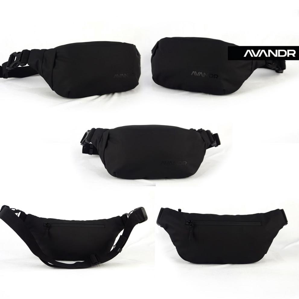 "SUL.21Jl22ν" AVANDR 2X Matte Waist Bag Tas Pria Medium Waterproof Multifungsi