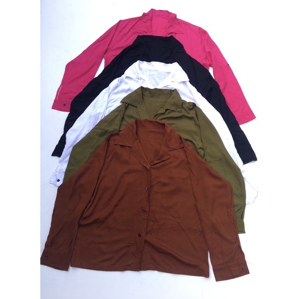 KEMEJA OVERSIZE LENGAN PANJANG