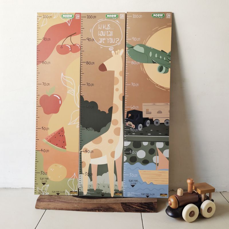 Nobie Mainan Kayu edujasi UKURAN TINGGI BADAN