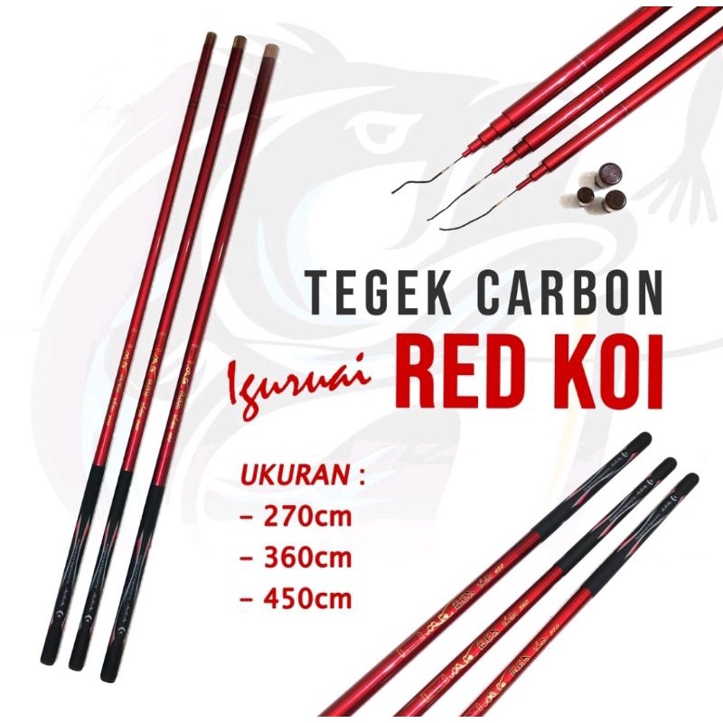Joran Tegek igurai Red Koi 450,360,270