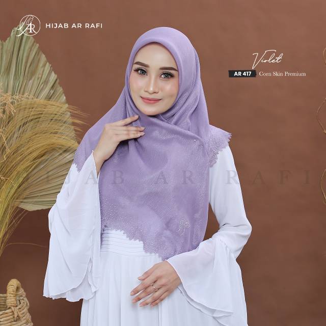 ARRAFI AR417 || SEGI EMPAT ANTI AIR || DISTRIBUTOR HIJAB || NOVA ARRAFI