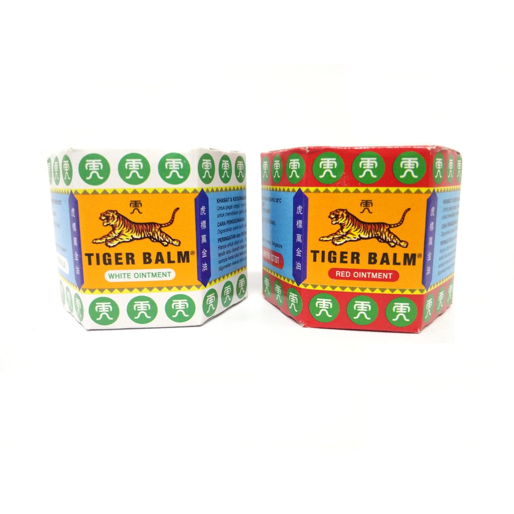 BALSEM TIGER Balm - Tiger Balm Oinment Red White | Balsam Cap Harimau Singapore