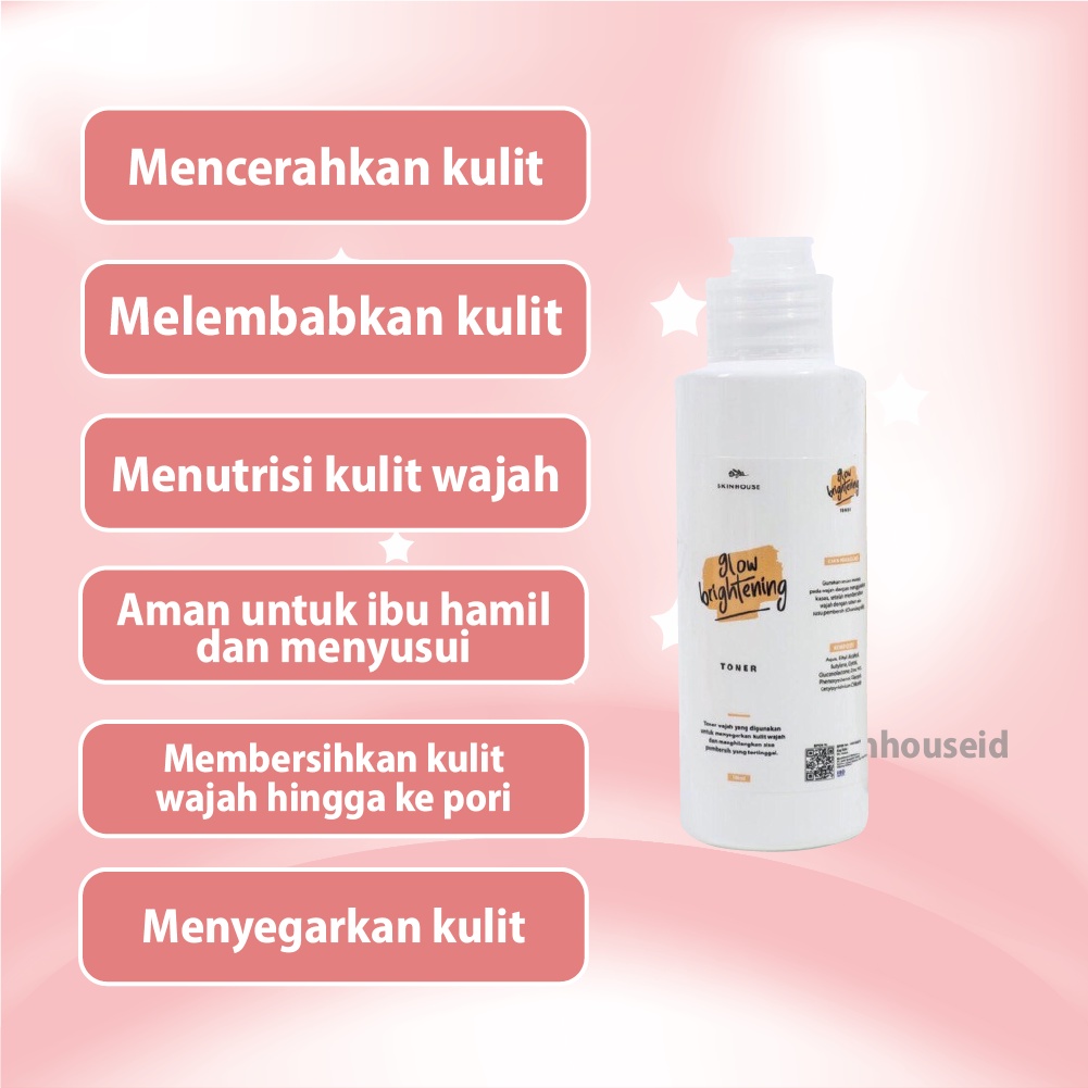 TONER Glowing By Skinhouse Glow Series 100ml (BPOM)