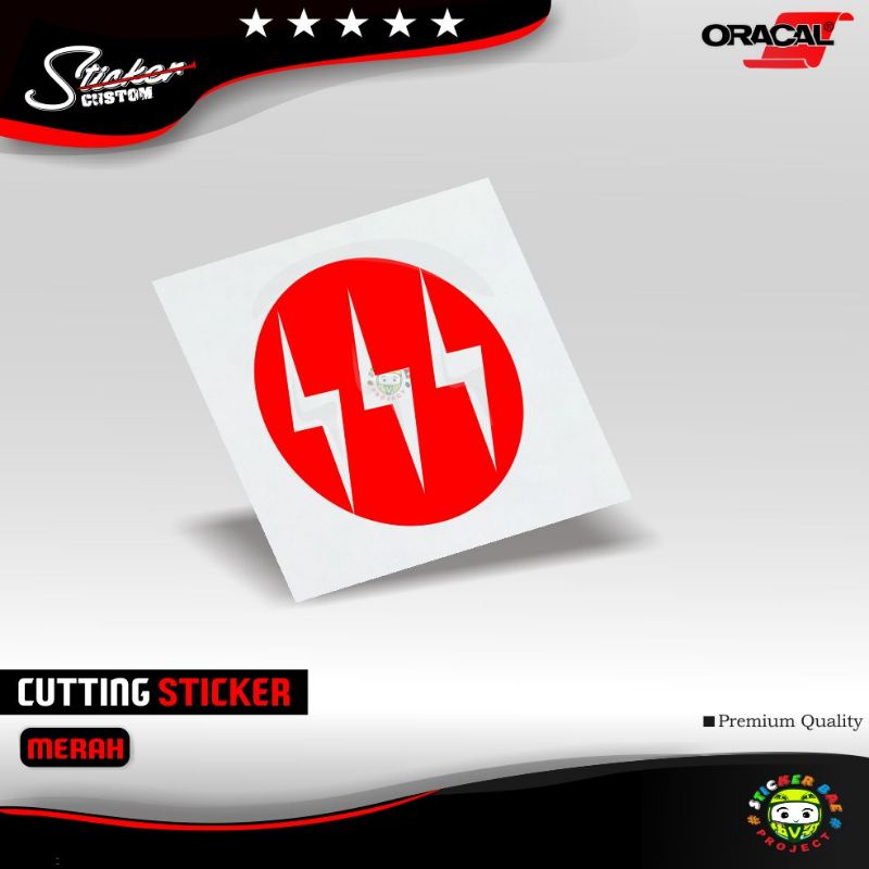 stiker sss logo cutting sticker 1pcs