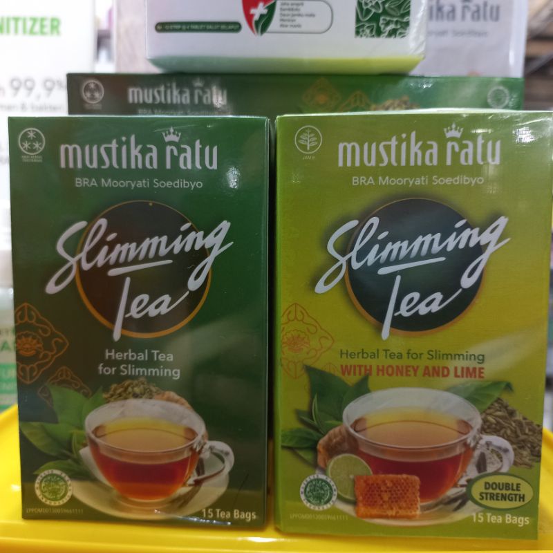 [TEH PELANGSING] MUSTIKA RATU SLIMMING TEA DUA VARIAN ISI 15 KANTONG TEH