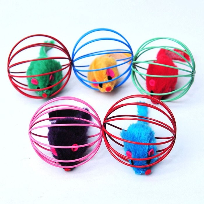 Mainan kucing bola tikus jeruji cat toys kucing dog toys