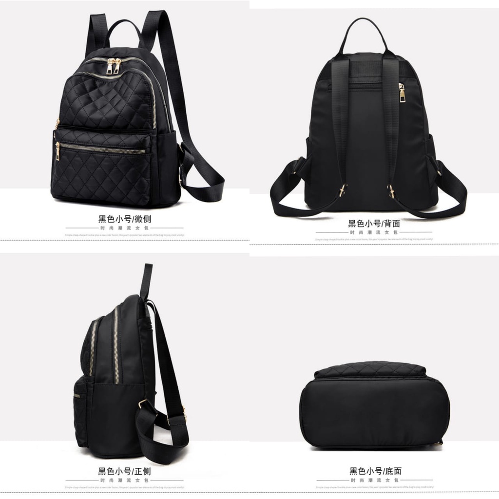 TAS RANSEL WANITA 3 RESLETING ANTI AIR KOYAMA BACKPACK TA372B5 IMPORT MURAH PUNGGUNG SEKOLAH BATAM