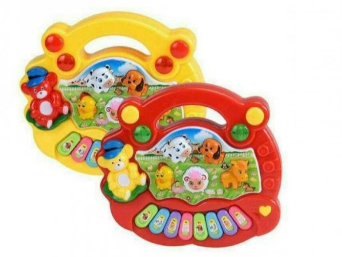 Mainan Anak Animal Farm Piano Suara Hewan Musik Peternakan Baby Toys