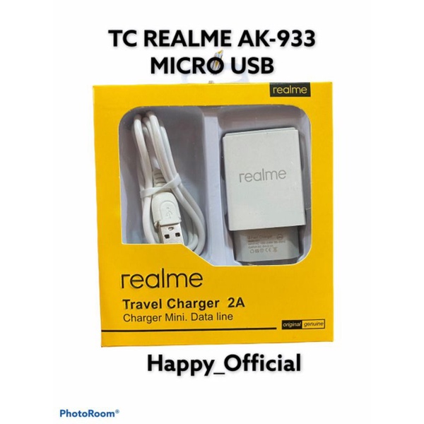 Travel charger realme ori 99% 2.A REAL MICRO USB kwalitas baguss