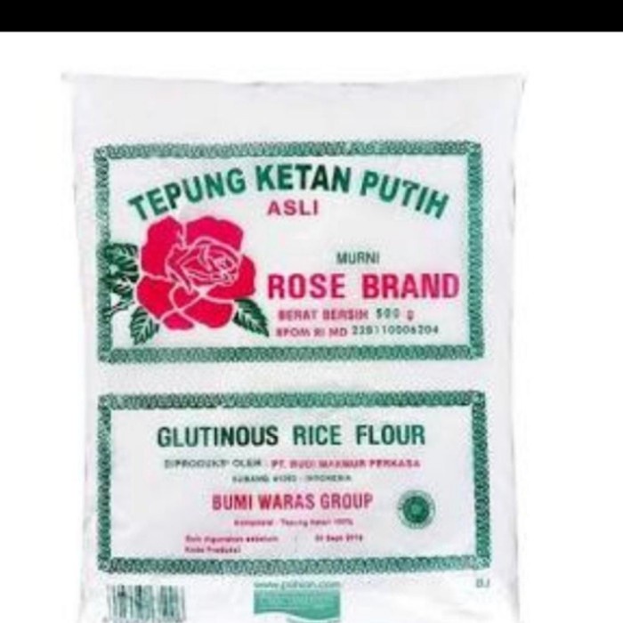 

Ketan-Beras-Tepung- Tepung Ketan Putih Rose Brand -Tepung-Beras-Ketan.