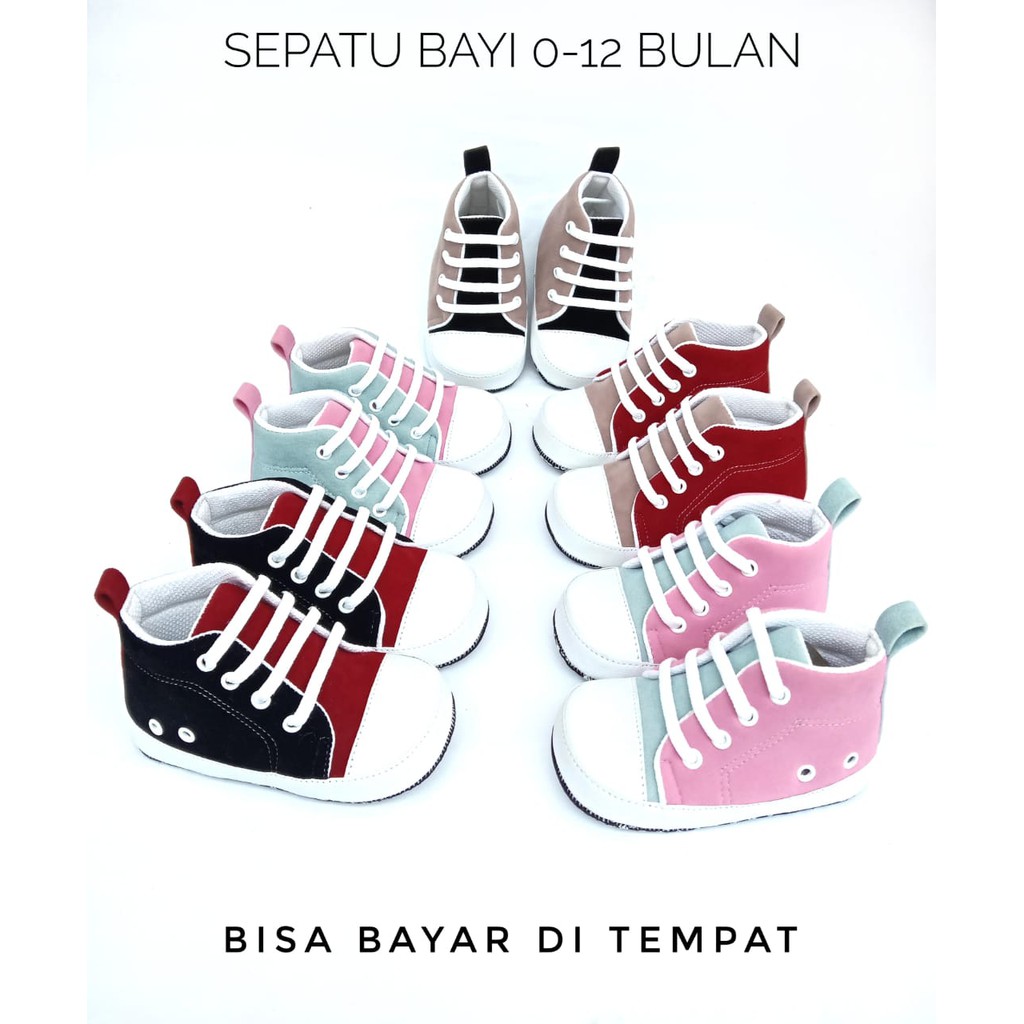 VIYOY GALERY-Sepatu Baby Prewalkers size 0-12 month Termurahh