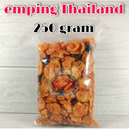 

Keripik Kripik Emping Thailand Pedas Manis Ada Daun Jeruk Nya 250 Gr