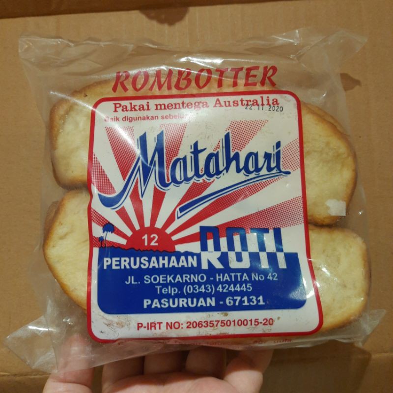 

ROTI SISIR MATAHARI PASURUAN ROMBUTTER
